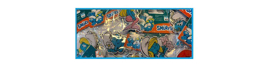 Smurf keyrings