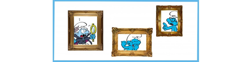 Smurfen fotolijstjes