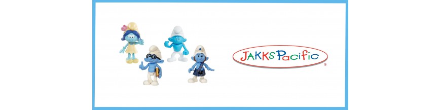 Plastic smurfs (+/- 7cm)
